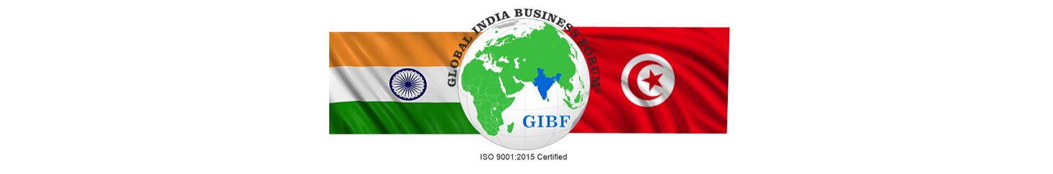 India  Tunisia Business and Cultural Council and GIBF logo 